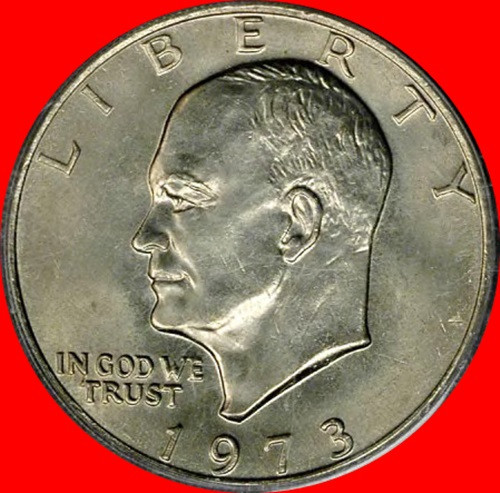 1973 P Eisenhower Dollar Choice/Gem BU