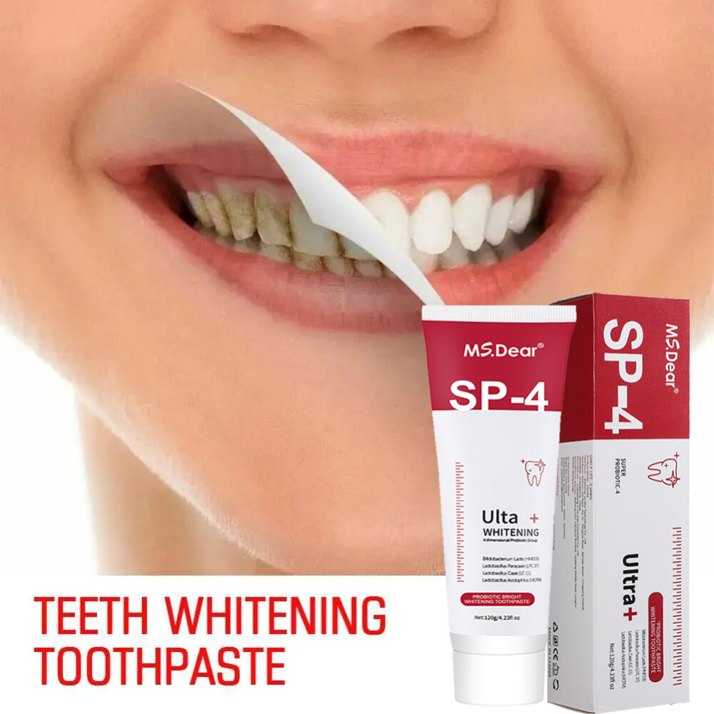Sip-4 Toothpaste, Whitening Sp-4 Toothpaste, Sp-4 Probiotic Whitening Toothpaste