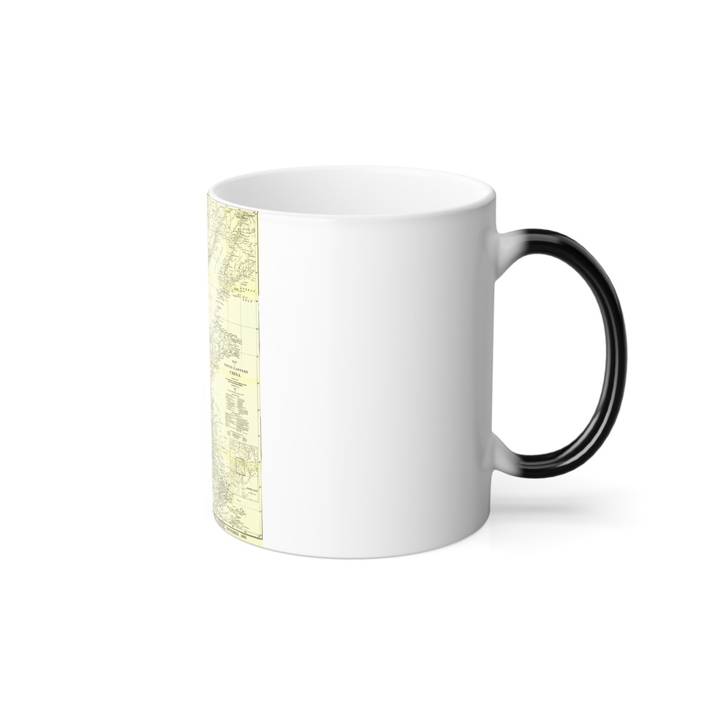 China, North Eastern (1900) (Map) Color Changing Mug 11oz