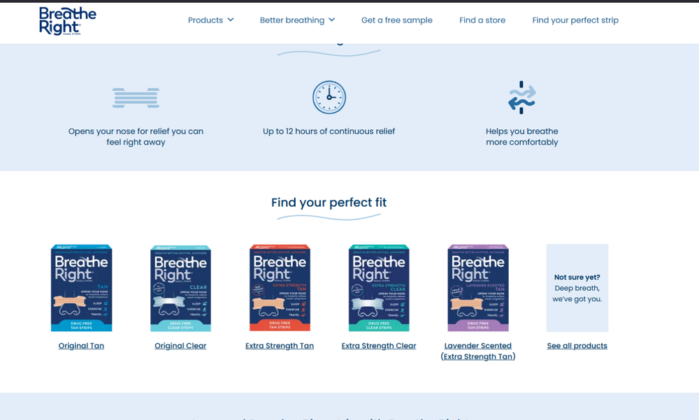 104 BREATHE RIGHT NASAL STRIPS EXTRA STRENGTH CLEAR SENSITIVE SKIN ( 4 BOXES )