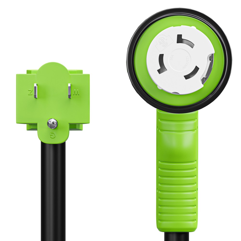 50 amp to 15 amp adapter RV Power Cord Detachable PLUG 90 Twist Lock Connector