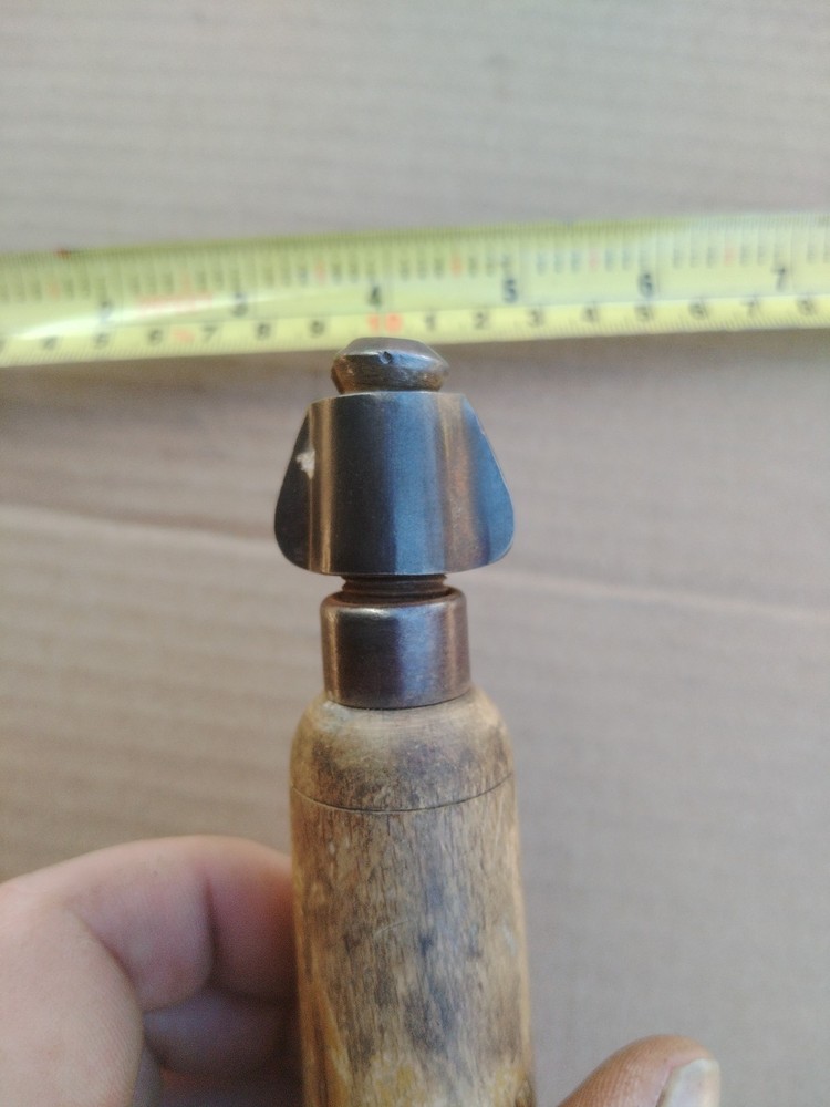 🇬🇧 Vintage 1930's Hardwood Combination Tool Hollow Handle Multi-Tool Unusual