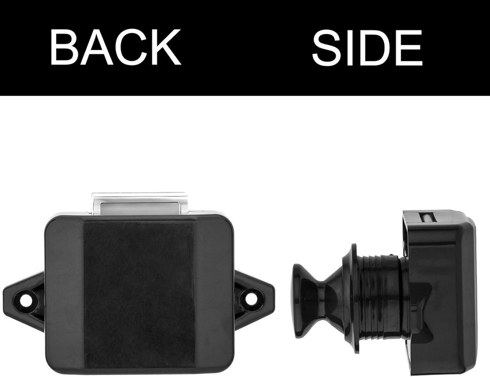 5 PCS Push Button Latch Cabinet Door Catch Keyless Cupboard Locks for RV Motorho