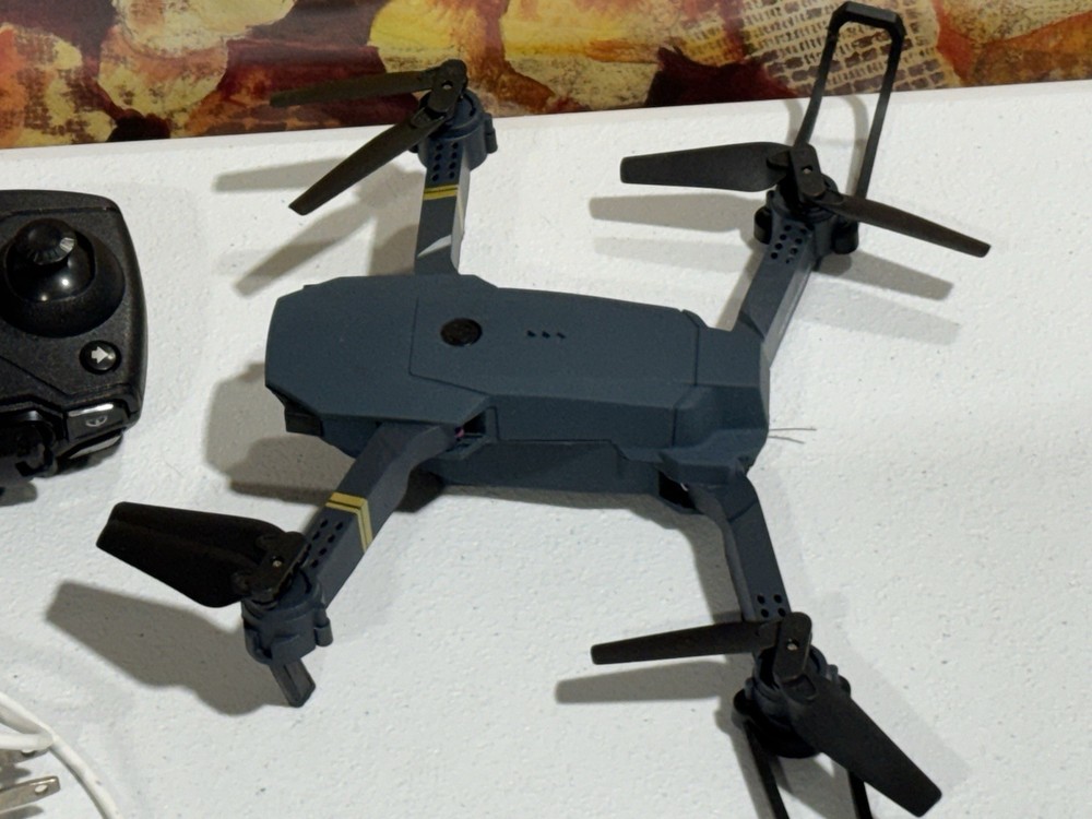Foldable Drone with Remote Control and Charging Cable