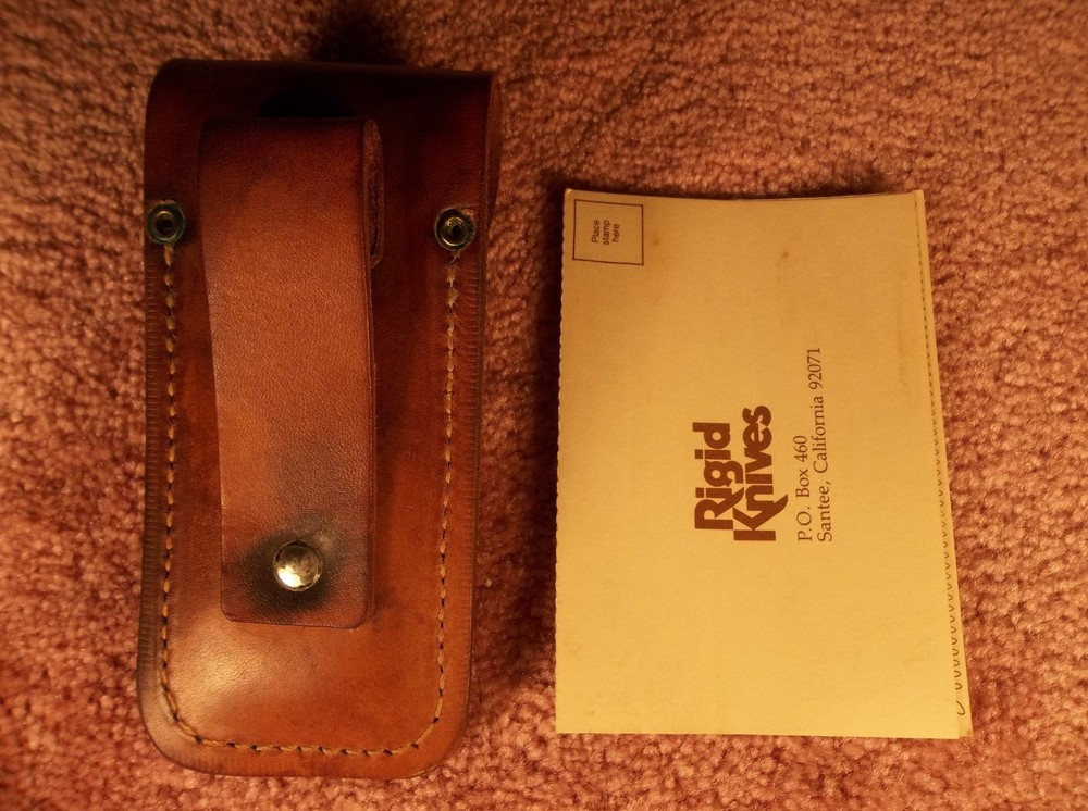 VINTAGE RIGID FOLDING HUNTER KNIFE APACHE G9 PREOWNED IN EXCELLENT CONDITION