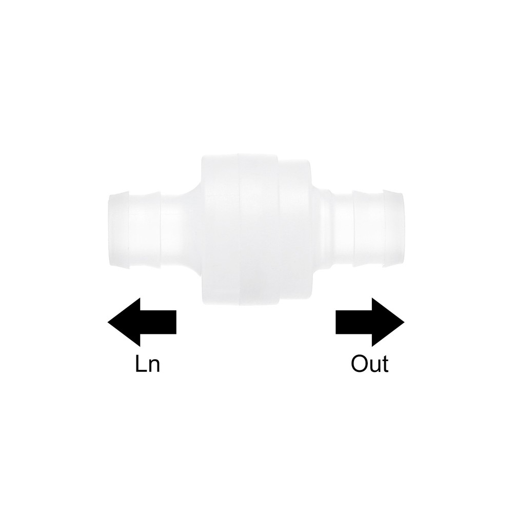5Pack Non Return Check Valves 5/8" Dia One Way Inline Hose Connector