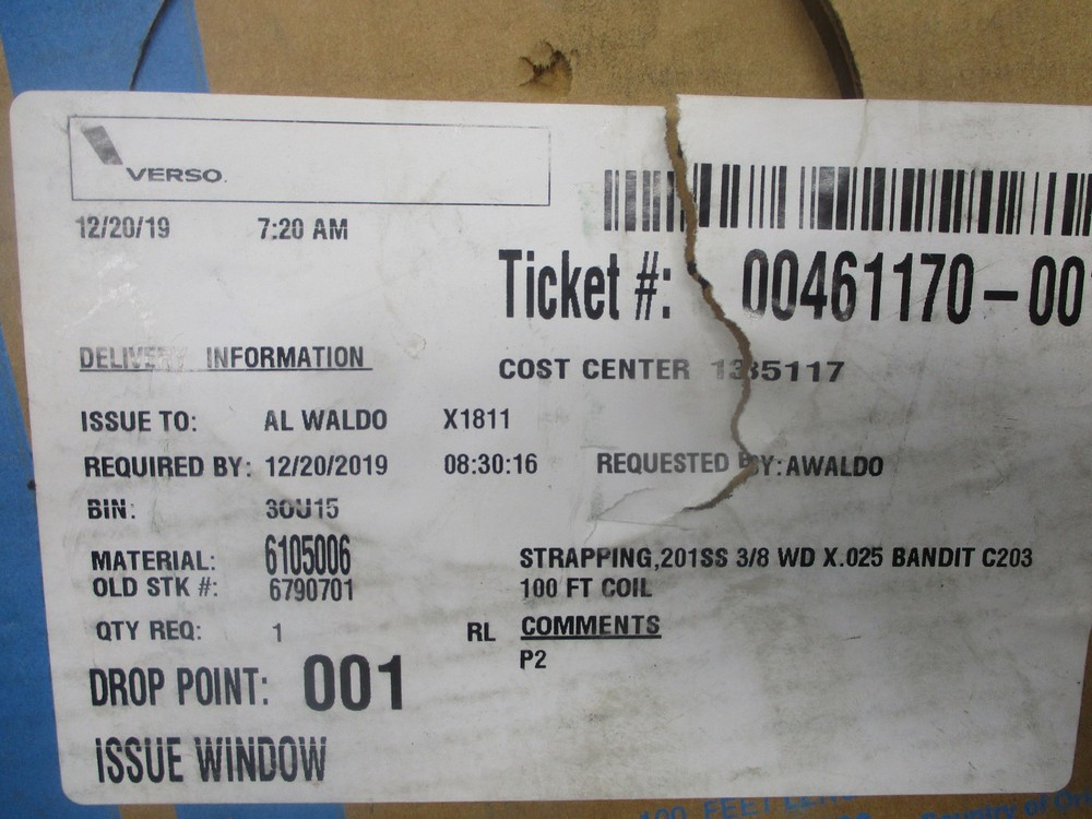 BAND-IT C203 STRAPPING 100FT NSNP