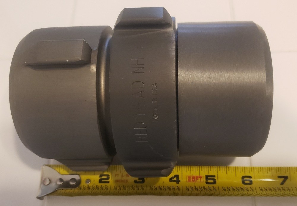 RED HEAD 3" Fire Hose Swivel Coupling