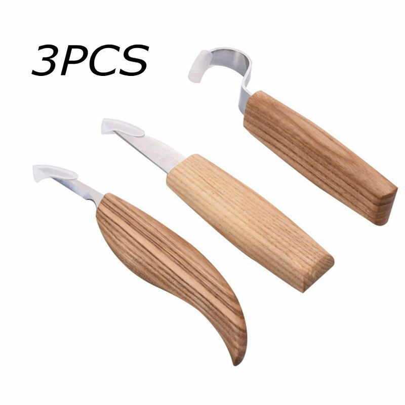 3 Pcs / Set of Woodworking Tools Set Professional Woodworking Hand Chisel Tools