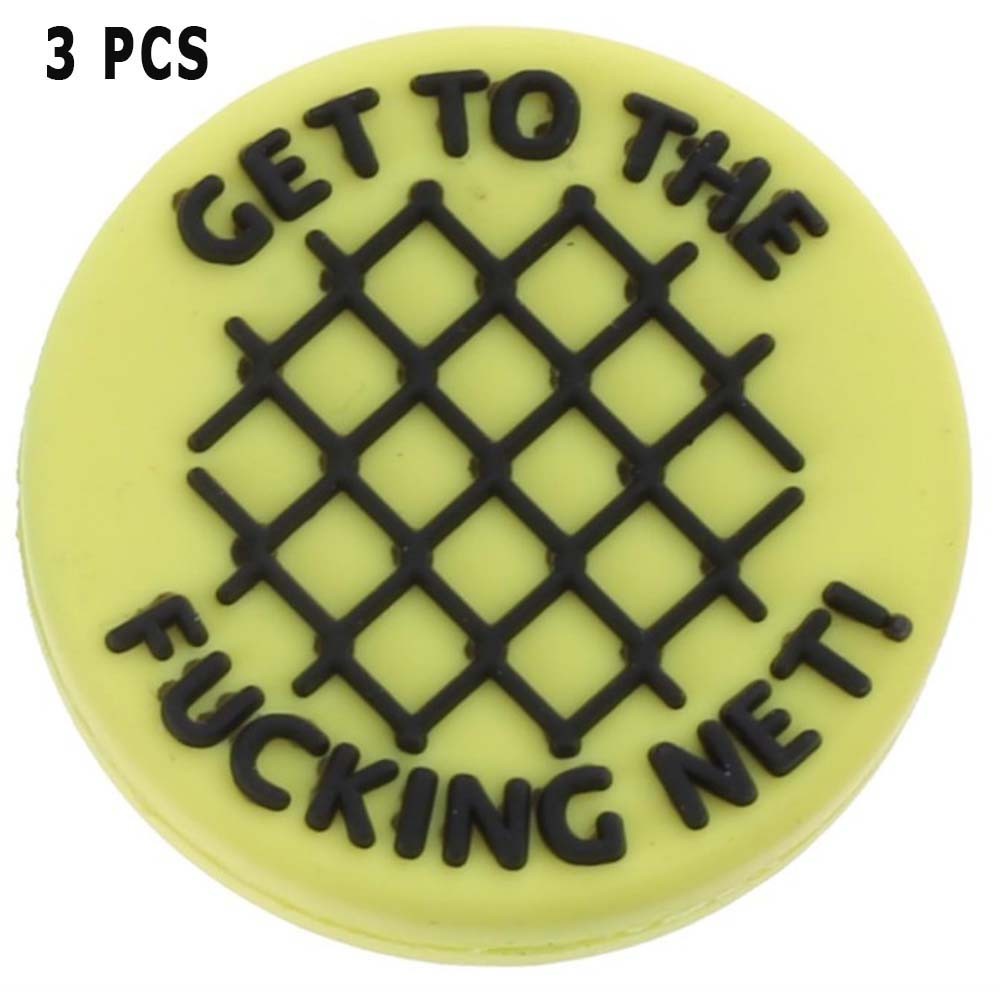 Lightweight Compact Resilient Practical 3 Pack Tennis Racket Vibration Dampeners