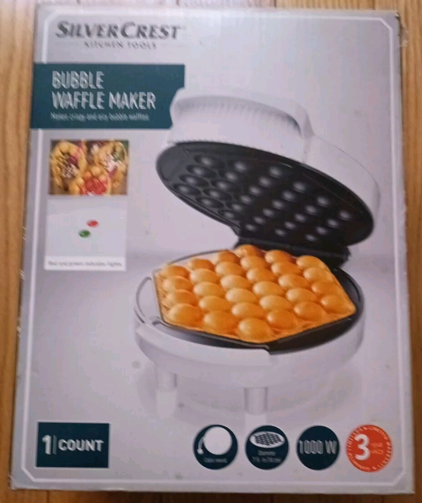Silvercrest Bubble Waffle Maker HG06272A-US Read