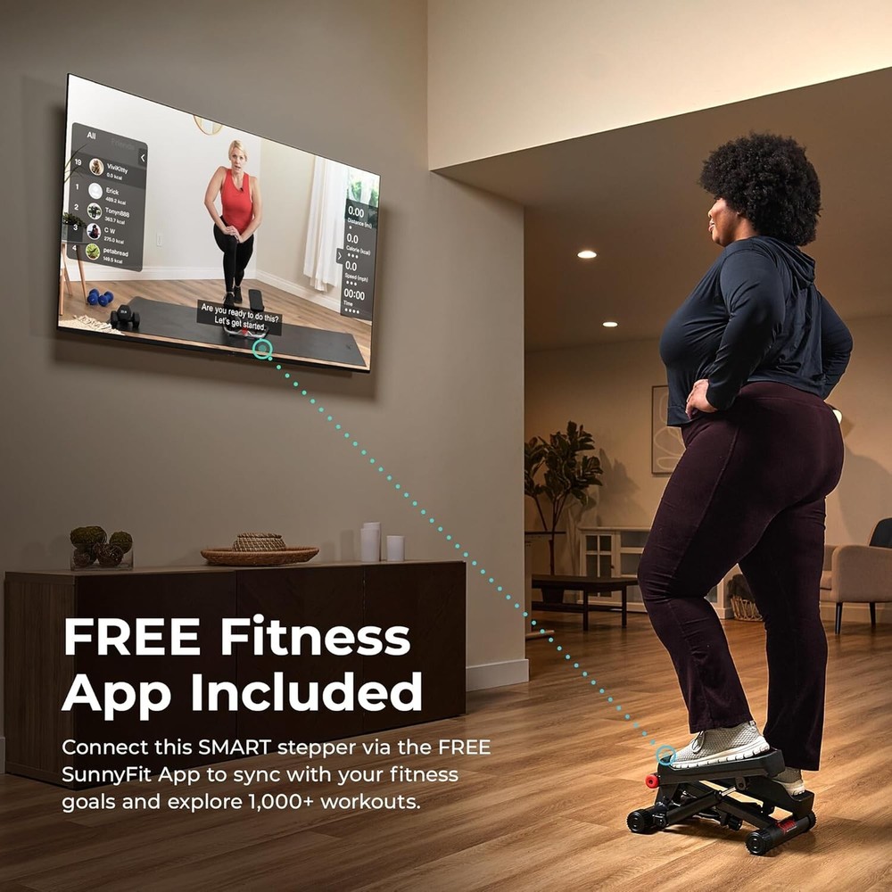 Mini Steppers for Exercise at Home, Stair Step Workout Machine with Optional ...