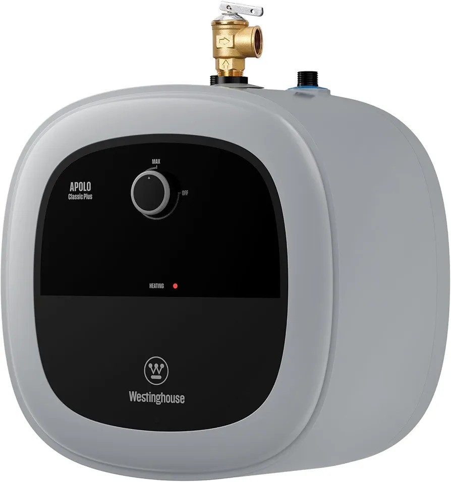 Westinghouse 4 Gallon Electric Mini Tank Water Heater, 120V, 1440W Instant Hot W