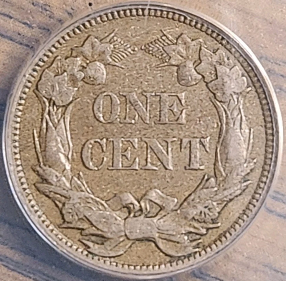 1858 Small Letters Flying Eagle ANACS VF35 #3780
