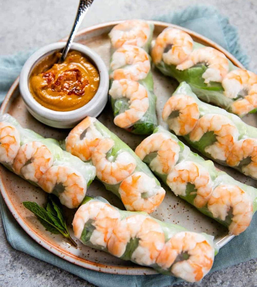 Vietnamese Spring Roll Tapioca Sheet DEO Wrapper 22 cm Three Ladies 12 Oz.(2-pk)
