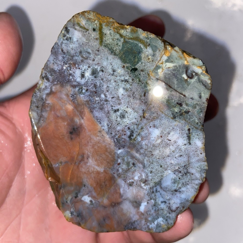 Rainbow Jasper Lapidary Rough Stone 14.33 Oz