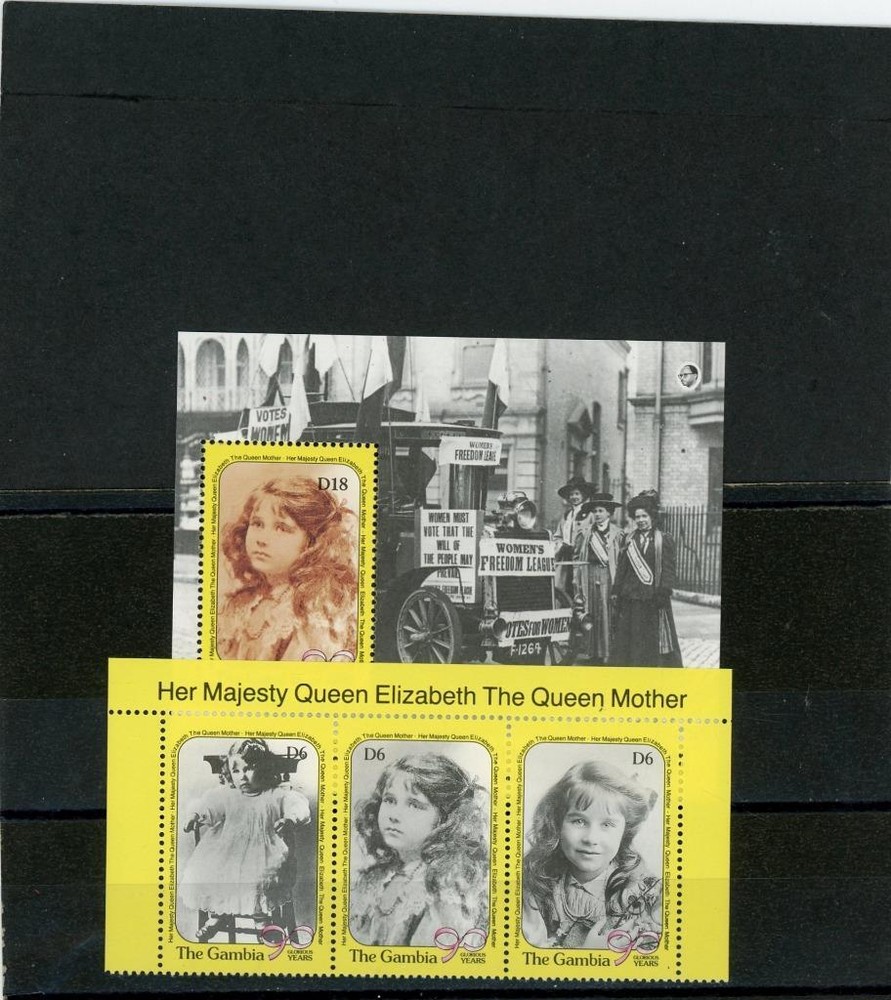 Gambia 1990 Scott# 1014-17 Mint LH