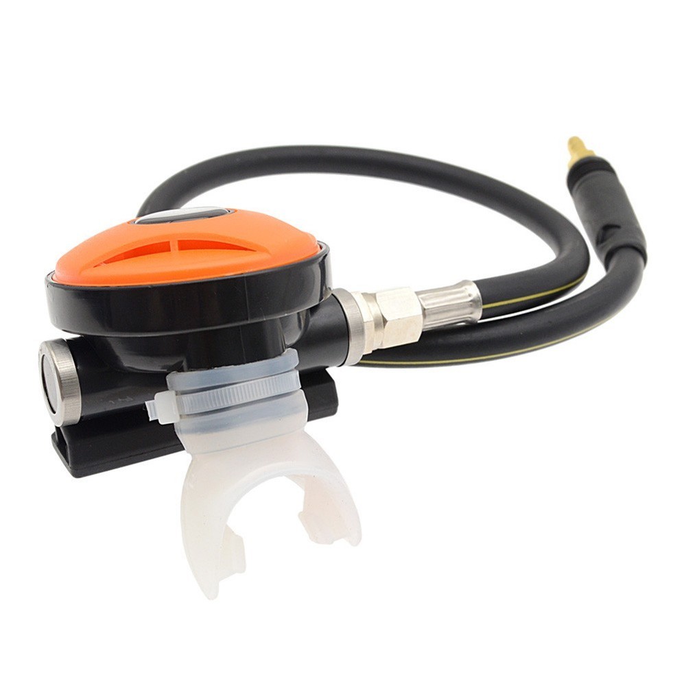 Non-adjustable Scuba Diving Regulator 2nd Stage with Hose Ergonomic Bite Design