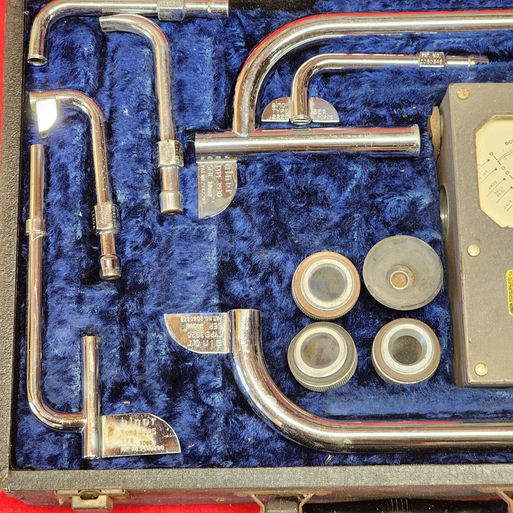 Alnor Velometer In Original Case (Vintage)