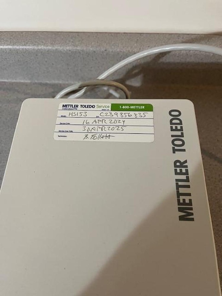 Metler Toledo Halogen Moisture Analyzer HS153