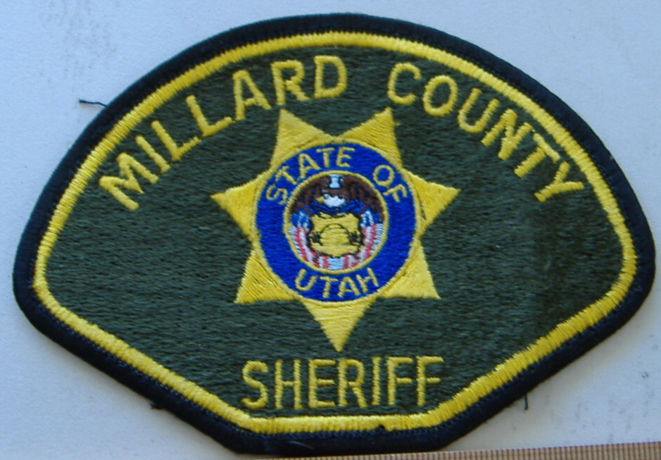 MILLARD    COUNTY SHERIFF DEPT  UTAH  SHERIFF FABRIC PATCH
