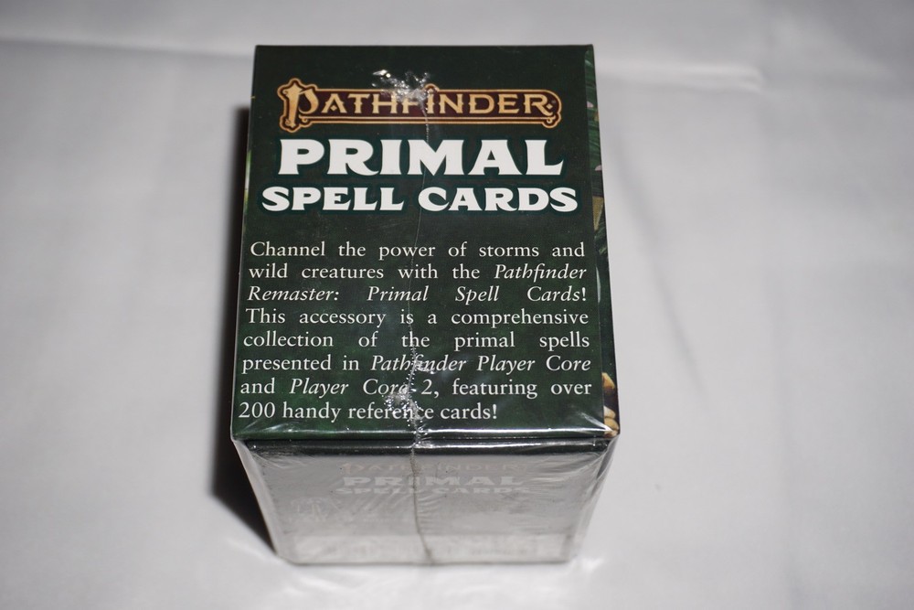 Pathfinder Primal Spell Cards Second Edition Remaster NEW