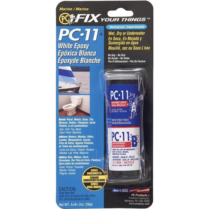 Protective Coating PC-11 2OZ. Epoxy Adhesive, White, Paste, 2 oz, Pack