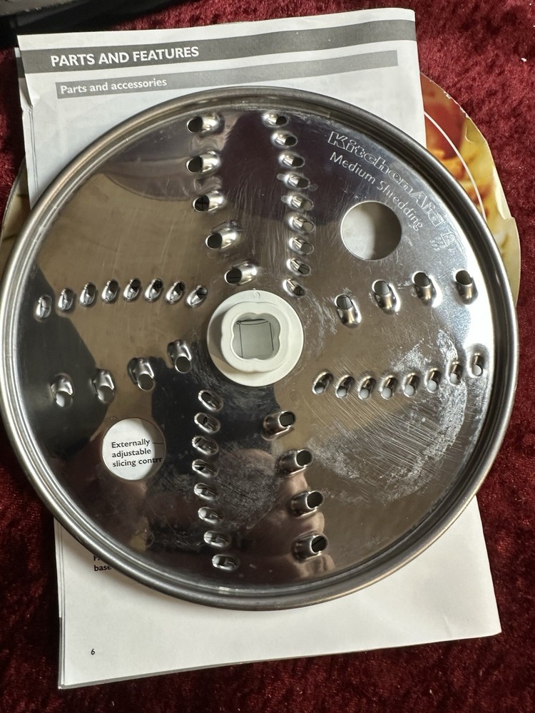 KitchenAid 13 Cup Food Processor With Original Attachments Tested And Sharp!!!!