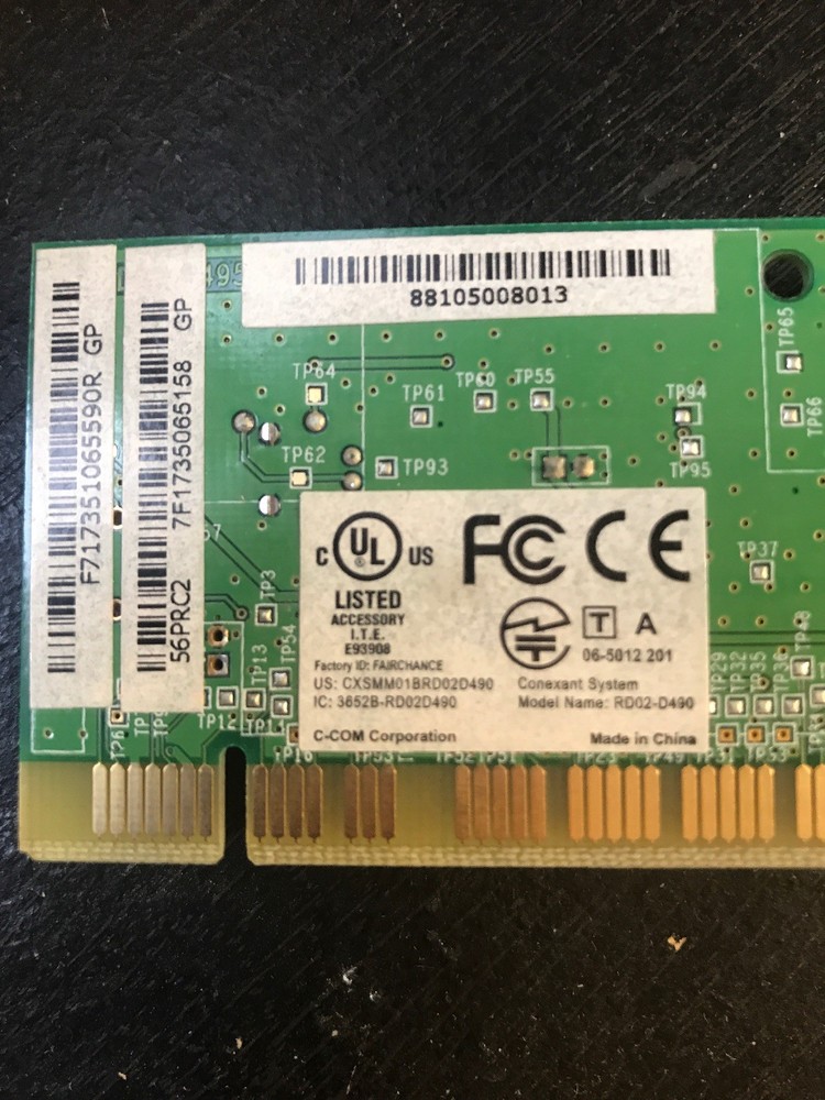 Conexant Modem/Fax RD02-D490 Internal