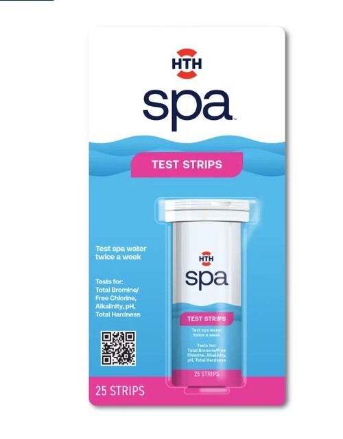 HTH Spa Test Strips 5 in 1, 25 ct.