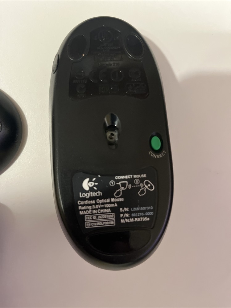 Logitech Fast RF Wireless Mouse - Black 831276-0000