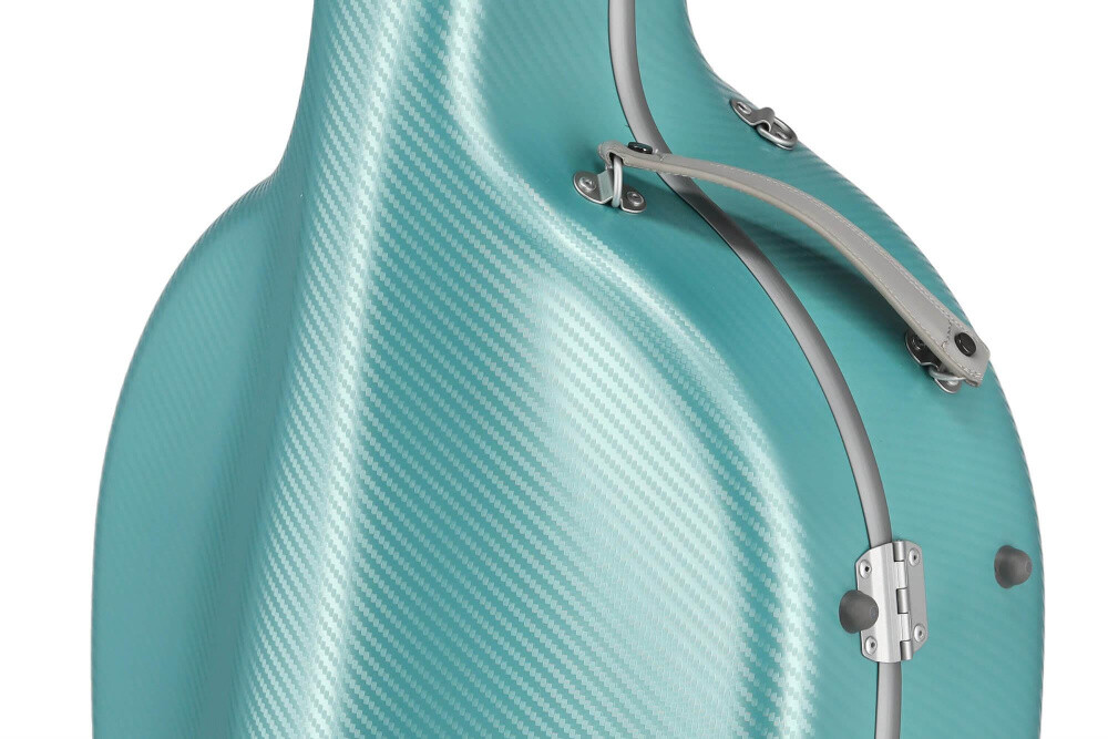 GEWApure cello case polycarbonate, model FUN, green-grey