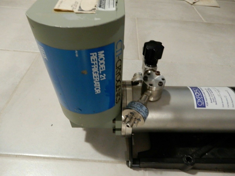 CTI-Cryogenics Model 21 Refrigerator Cold Head & Laser Photonics L5731