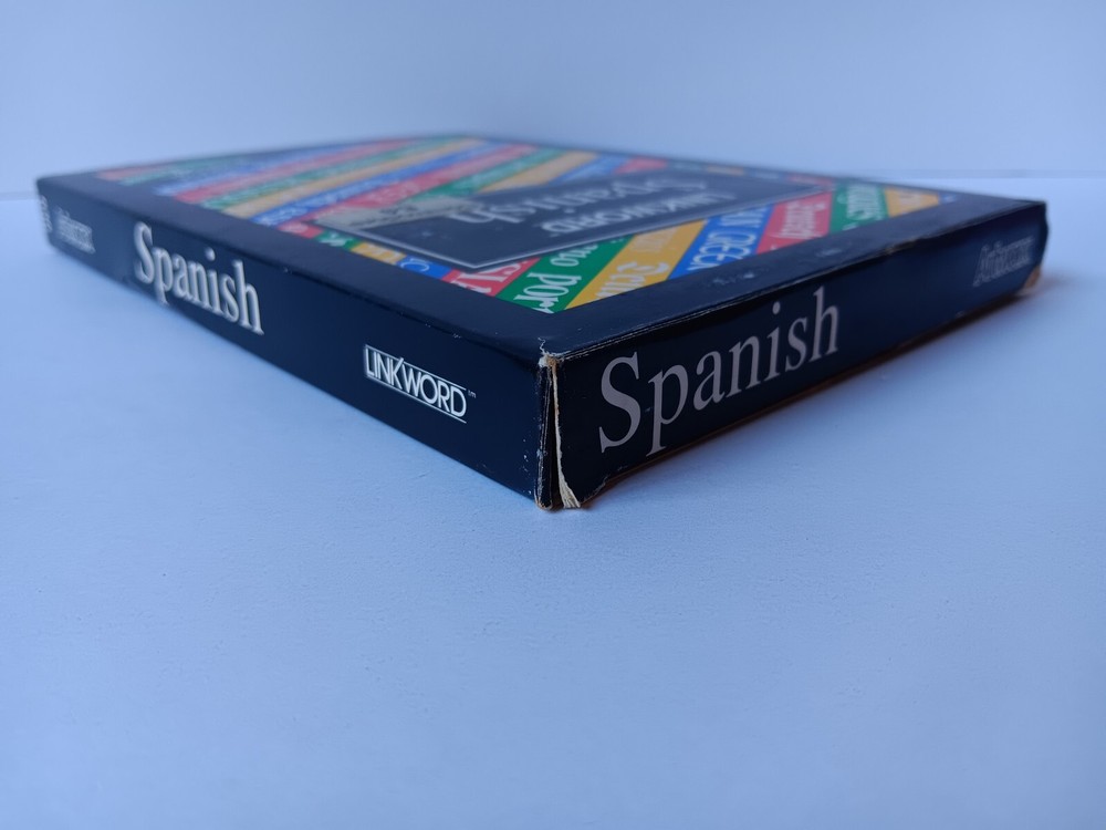 Commodore 64 Linkword Spanish Computer Software Tested/Works Artworx Box Damage