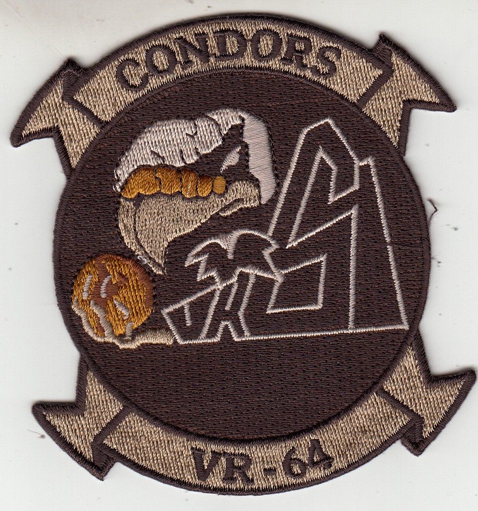 VR-64 CONDORS DESERT COMMAND CHEST PATCH