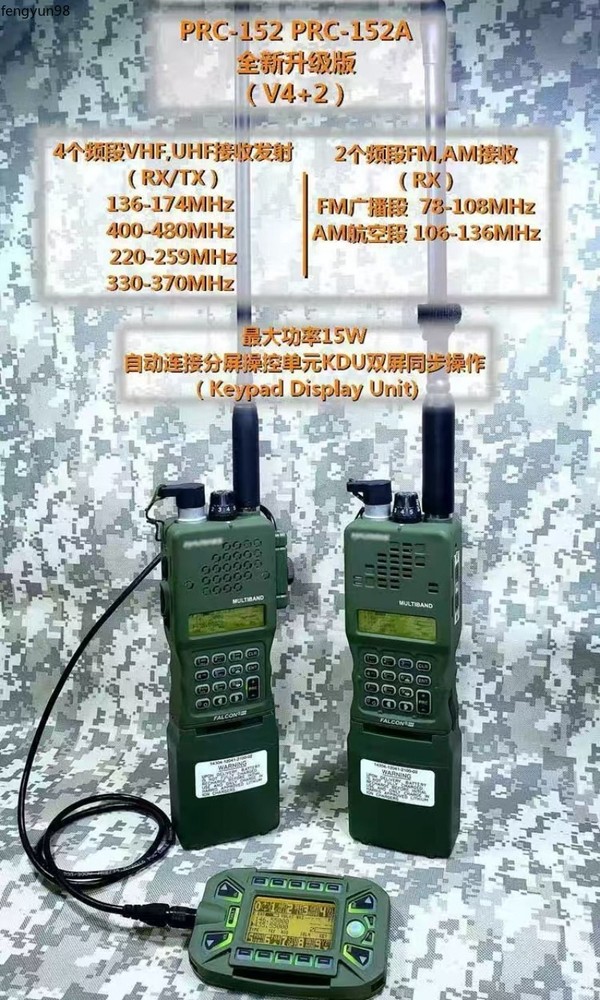 TRI KDU Keyboard Display Device For TRI PRC-152(A) Multiband Handheld Radio 1PC