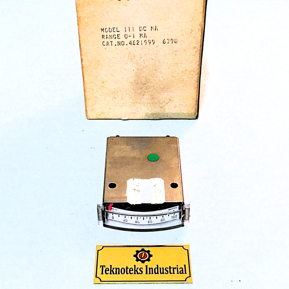 WESTON MOD 111 DC AMMETER 0-100 MA RANGE