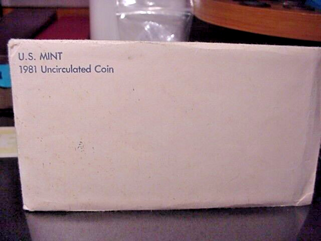 1981 U.S. Mint P&D Uncirculated Coin Set