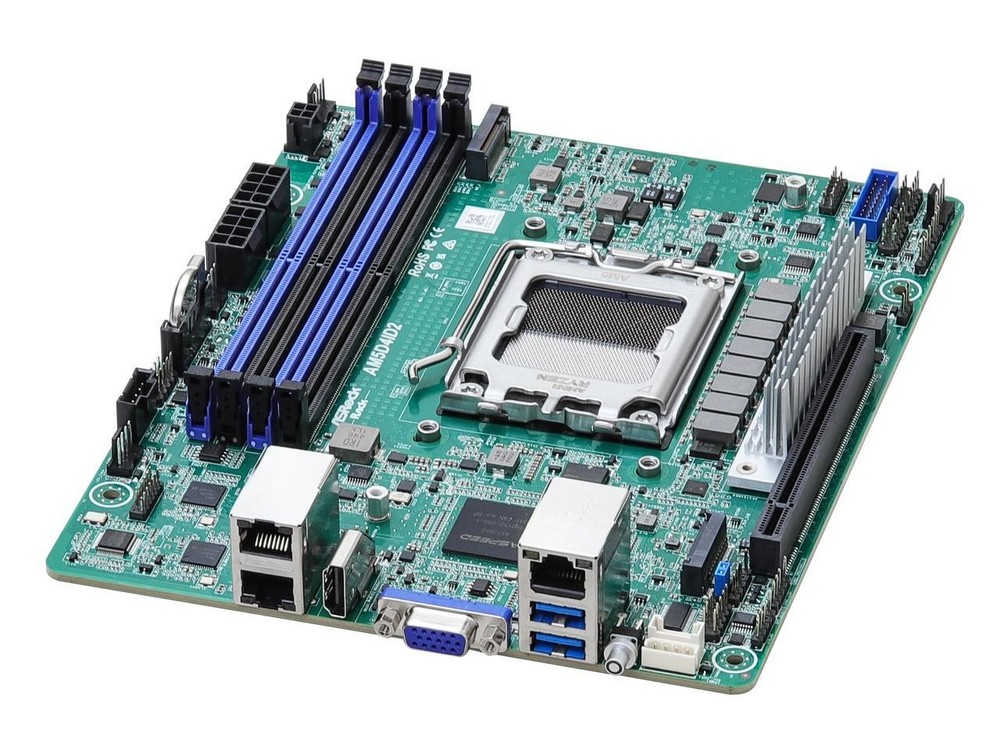 ASRock Rack Server Motherboard AM5D4ID2 Deep mini-ITX Single Socket AMD EPYC 400