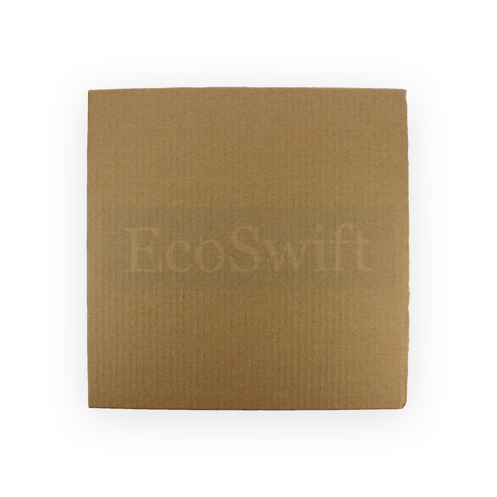 40 12 x 12 EcoSwift Corrugated Cardboard Pads Inserts Sheet 32 ECT 1/8" Thick