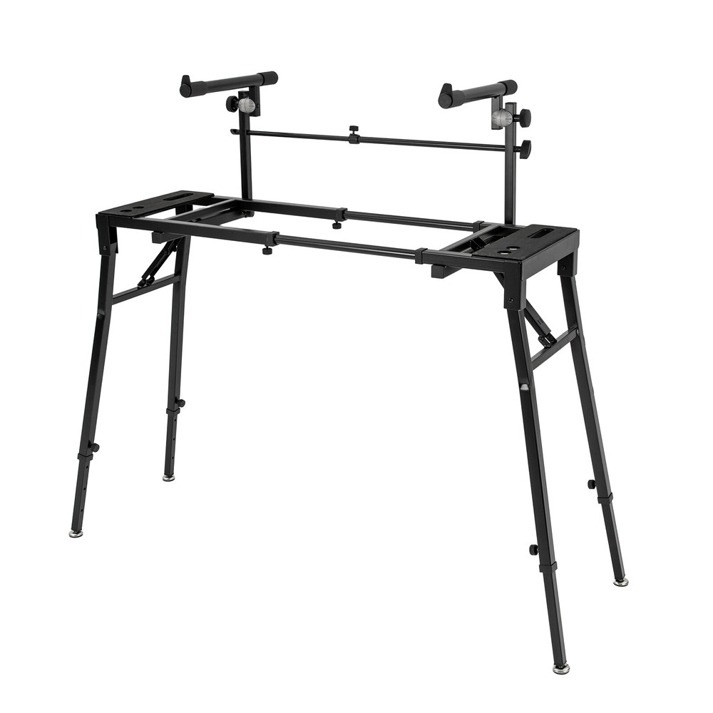 2-Tier Adjustable Keyboard Stand for DJ Workstation & Studio Use