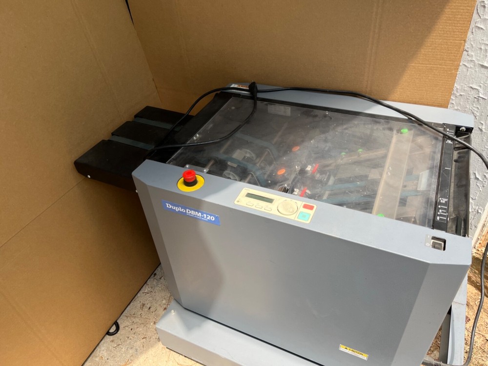 Duplo DBM-120  Booklet Maker – DBM 120 Bookletmaker Untested!  Powers On!