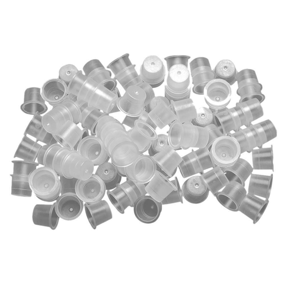 Essential 300pcs Tattoo Ink Caps Small Medium Large Microblading Pigment Cups
