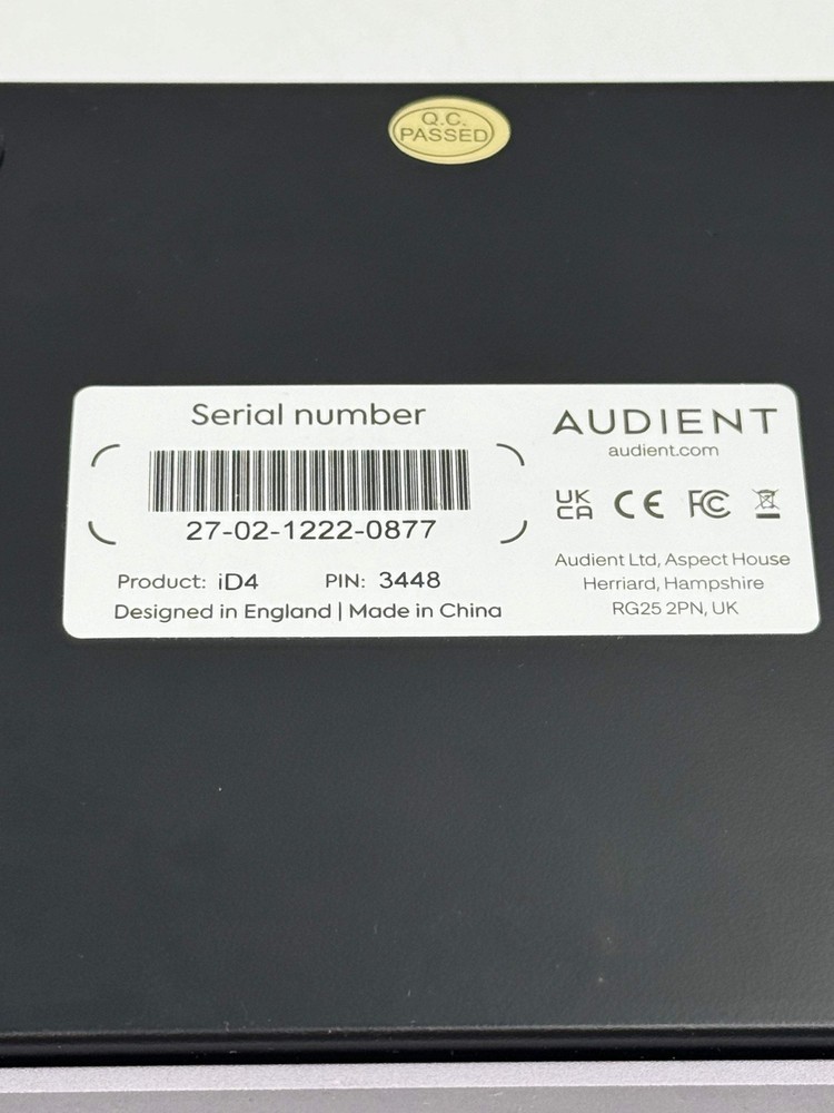 Audient iD4 USB-C Audio Interface with Audio-Technica AT2020 Tested - Used