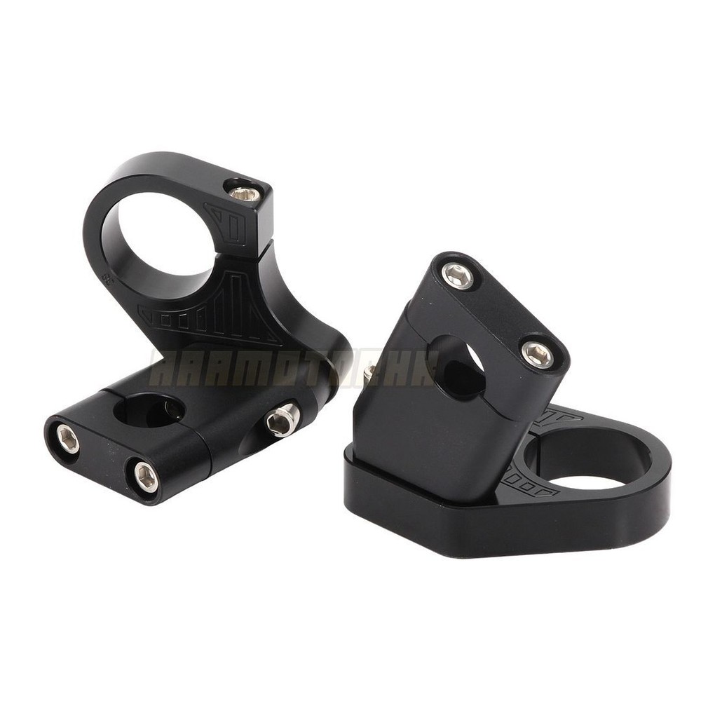 Motorcycle Top Upper Triple Tree Clamp Fork Holder Handle Bar Risers 46mm Fork