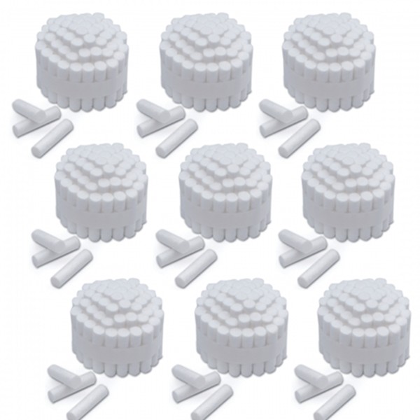 Dental Cotton Rolls Size #2 Medium Nonsterile, 3/8" 2000/Case