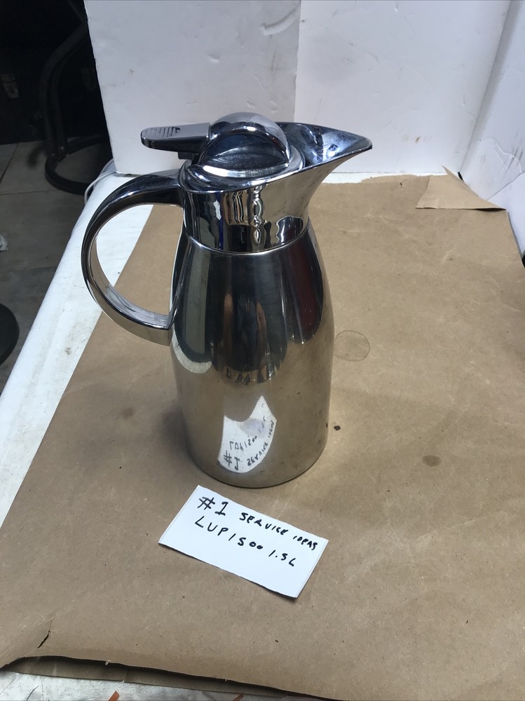 SERVICE IDEAS LVP1500 Elite Touch Push Button Server 1.5L Polished Stainless