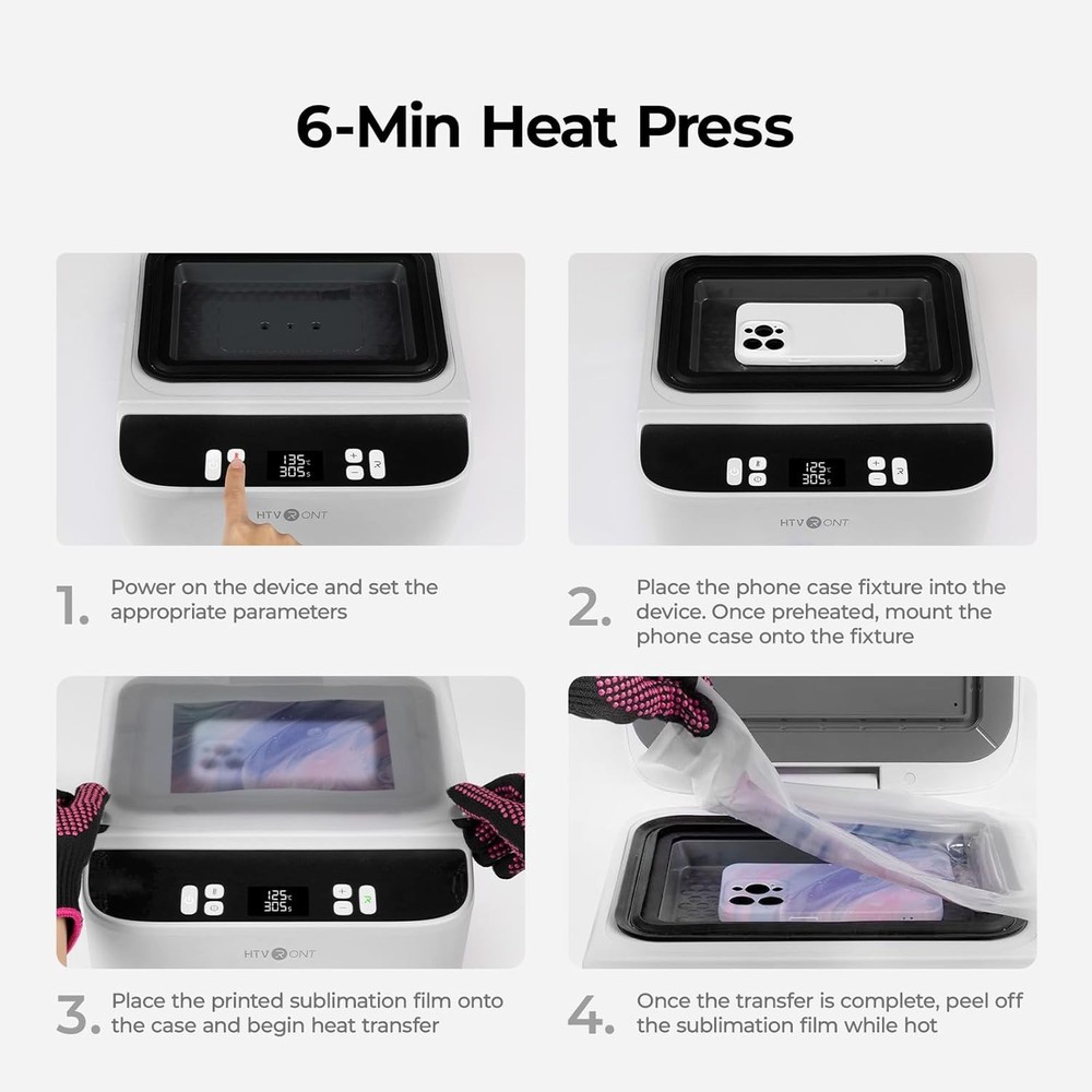 Phone Cases Heat Press for Iphone & Android 3D Vacuum Heat Press IS Software
