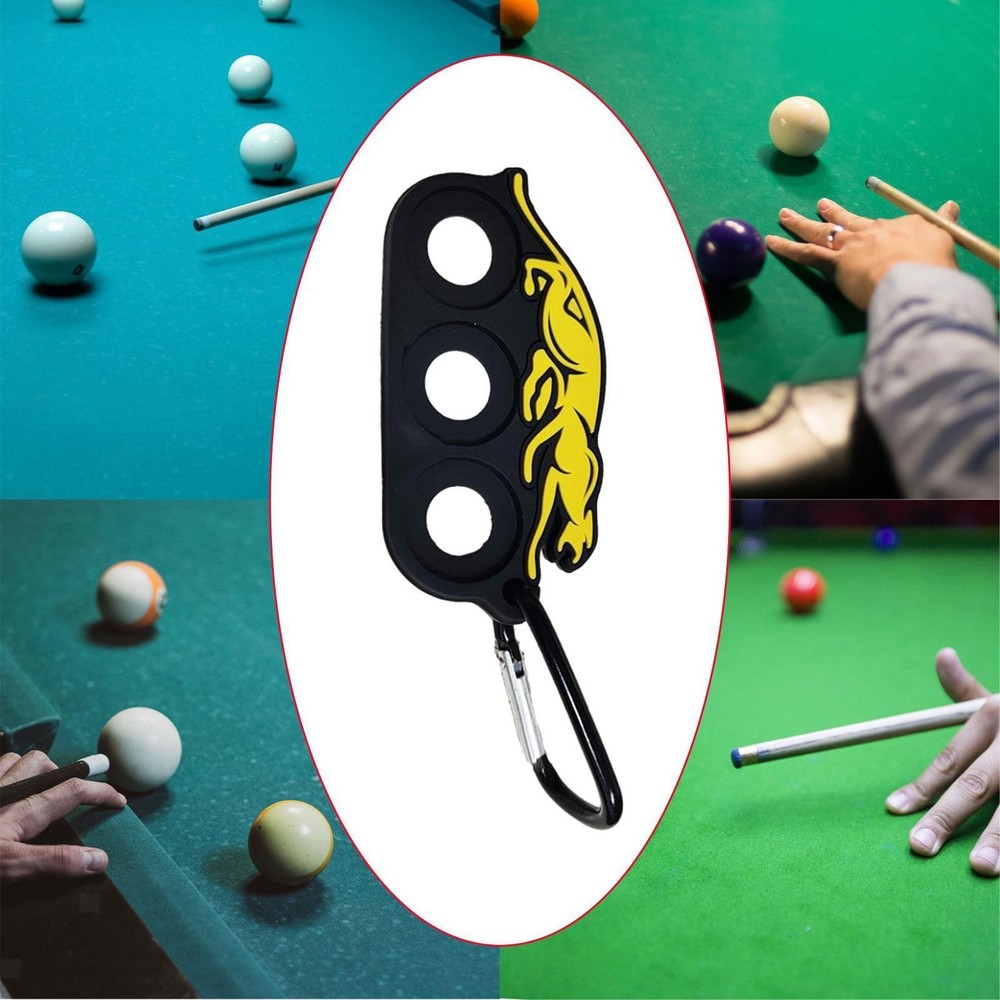 Pool Cue Joint Thread Protector Holder 3 Hole Holder Case Hold Tool Rack