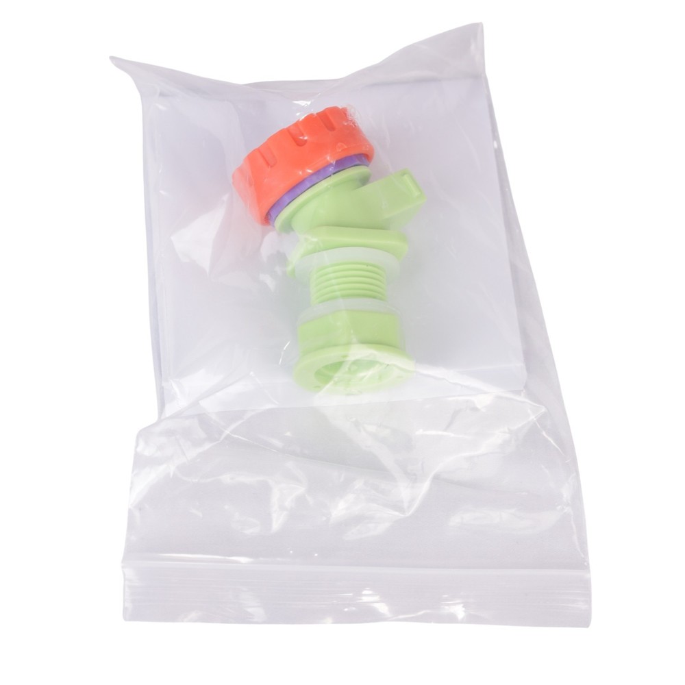 Red Drink Dump Bin w/ Wheels – Dual Compartment Liquid & Trash Disposal